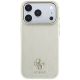 3. Guess Stripe Peony 4G Logo MagSafe Case for iPhone 18 Pro / 17 Pro - Beige