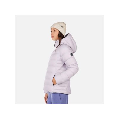 4. ROSSIGNOL W ARETU DOWN JKT women's ski jacket gray