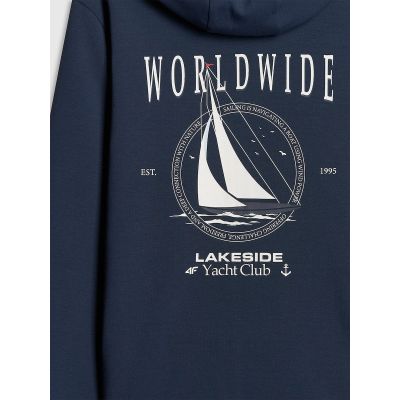 11. Men's zip-up sweatshirt with hood 4F 4FRSS26TSWSM2979-31S