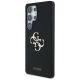 2. Guess Silicone Big 4G Logo Bottom Script case for Samsung Galaxy S25 Ultra - black
