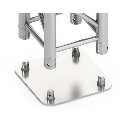 STAND4ME BASE QUADRO ALU 290 31x31 SILVER