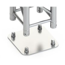 STAND4ME BASE QUADRO ALU 290 31x31 SILVER