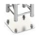 STAND4ME BASE QUADRO ALU 290 31x31 SILVER