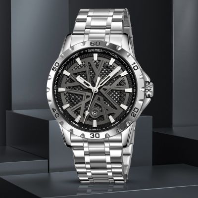 2. Men's Watch Skmei 9337SIBK + BOX