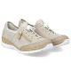 2. Rieker N42F1-60 women's leather slip-on shoes in beige
