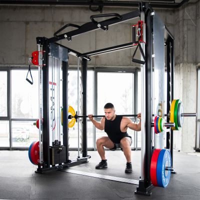 7. TRYTON COMMERCIAL HMS DOUBLE HOIST OVERHEAD CRANE