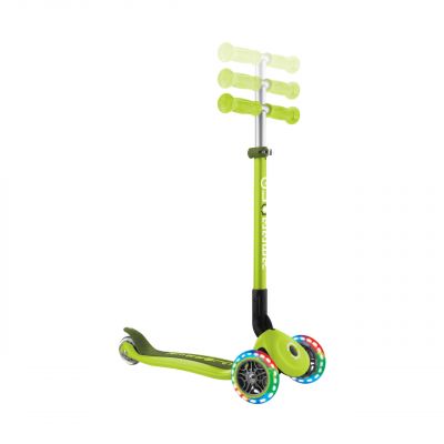 5. SMJ Globber 3-wheeled Primo Foldable Lights Scooter 432-106-3