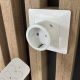 5. Entac ES-3S-RC Power Plug Adapter White