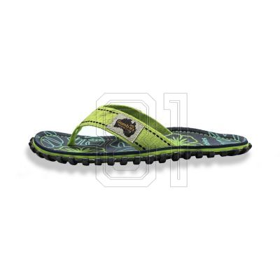 10. Gumbies Islander Flip-Flops Lime Hibiscus GU-FFISL148