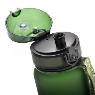 12. Meteor 650 ml sports bottle dark green