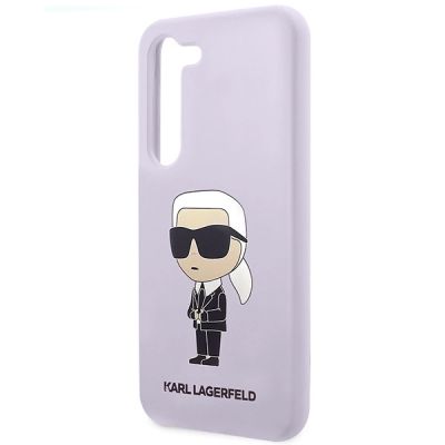 6. Karl Lagerfeld KLHCS23MSNIKBCU S23+ S916 hardcase purple/purple Silicone Ikonik