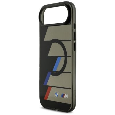 6. BMW M IML Metal Buttons Tricolor Lines MagSafe Case for iPhone Air - Black