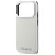 6. Karl Lagerfeld Grained Elongated Logo MagSafe Case for iPhone 17 Pro / 18 Pro - Beige