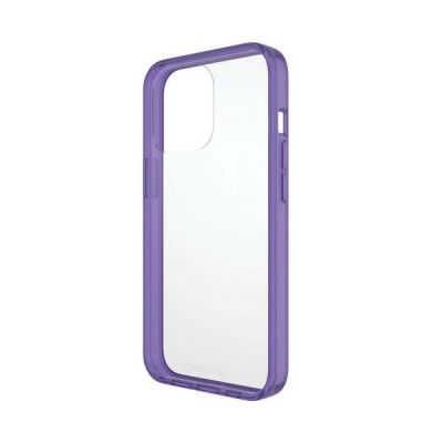 4. PanzerGlass ClearCase antibacterial Military Grade certified case for iPhone 13 Pro - transparent purple