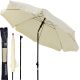 6. GARDEN UMBRELLA 185 CM CREAM
