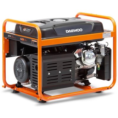 6. Daewoo GDA 6500 Generator 5000 W 30 l Petrol Orange, Black