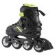 3. NILS EXTREME NH18191 2IN1 ROLLER SKATES BLACK-LIME SIZE L (39-43) WITH REPLACEABLE HOCKEY BLADE