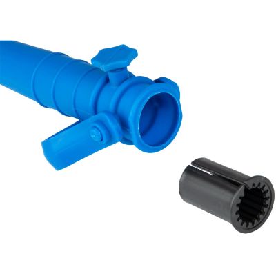 5. UMBRELLA MOUNTING BASE PLASTIC SCREW-IN BLUE
