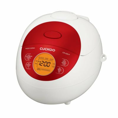2. Cuckoo CR-0351F RED Rice Cooker 0.54L 425W Red and White