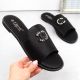 2. Comfortable flip-flops with rhinestones S.Barski W OLI258A, black