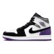 3. Air Jordan 1 Mid SE Varsity Purple Basketball Shoes - 852542-105