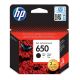 HP Black Ink Cartridge HP 650, HP650=CZ101AE, 360 pages, 6.5 ml