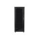 4. Lanberg FF01-6832-12B single-section lockable cabinet (32U; 19'' / 600mm / 800 mm; floor-standing; full glass; 800 kg; black)