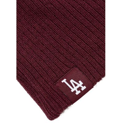 3. New Era Skully Los Angeles Dodgers Hat 60691106 Burgundy One size