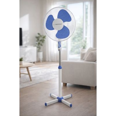 10. Esperanza HURRICANE EHF001WB standing fan (white)