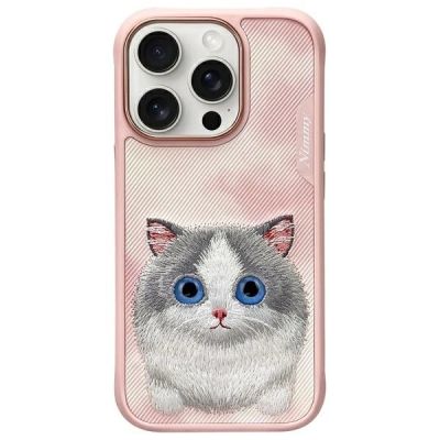 Nimmy Big Eyed Pet 2.0 Cat Case for iPhone 16 Pro Max - Pink