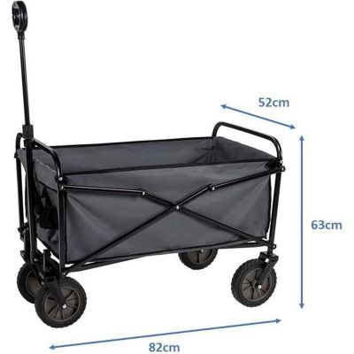12. FOLDABLE TRAVEL AND BEACH STROLLER 82X52X63CM WITH HANDLE