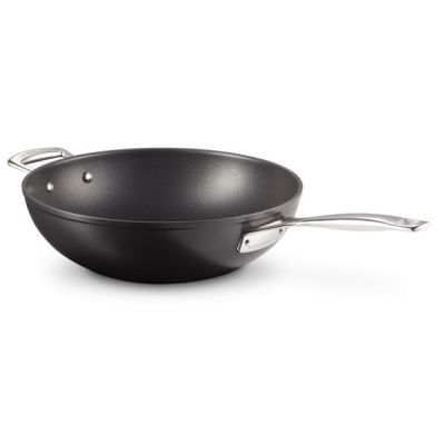 2. Le Creuset Tempered Non-Stick Stir-Fry Silver 30cm