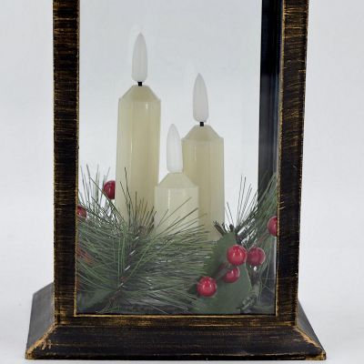 3. LANTERN ADVENT LANTERN LED 30CM 3 CANDLES