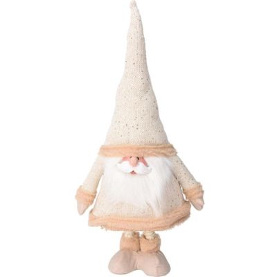 20. SANTA CLAUS ON TELESCOPIC LEGS 30X18X100CM GOLD