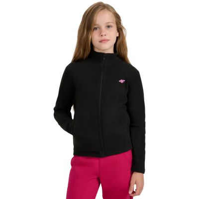 8. Fleece for girls 4F F346 deep black 4FJWAW25TFLEF346 20S