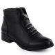 14. Women's black worker boots with socks Sabatina