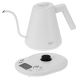7. Adler AD 1349 electric kettle white with long spout 1.0L