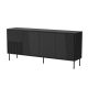 2. Chest of drawers 4D ABI 200x45x88 black matt