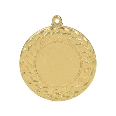 6. Gold medal with space for a 25 mm emblem - steel medal
