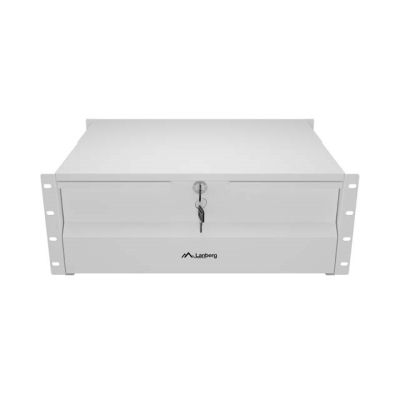 8. LANBERG DRAWER FOR CABINETS 19" 4U 360MM GRAY