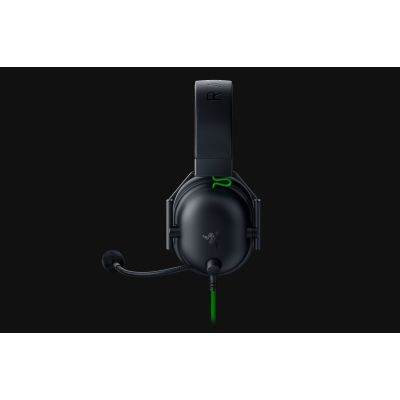 5. Razer Blackshark V2 X Wired Headband Gaming Headset Black, Green