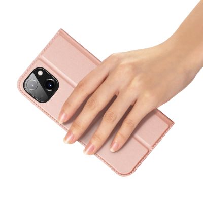6. Dux Ducis Skin Pro Wallet Case for iPhone 15 Plus - Pink