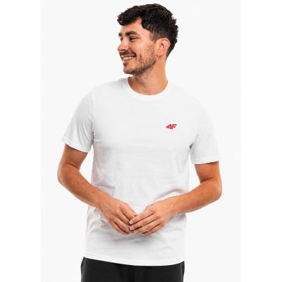 5. Men's cotton T-shirt 4F 4FWSS26TTSHM4484-10S