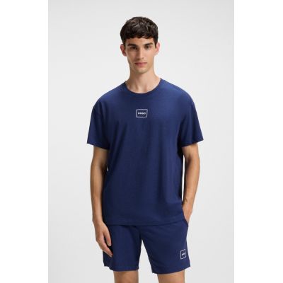 5. Hugo Loungewear Laze AZZURRO Men's Sleep Shirt (50525236-409)