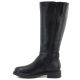7. Sergio Leone KZ-32-S black leather women's boots