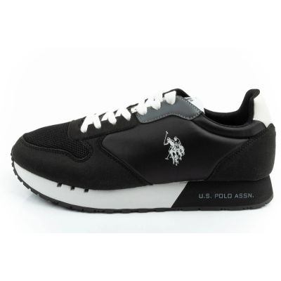 2. US Polo Assn sports shoes sneakers men's fashionable comfortable black