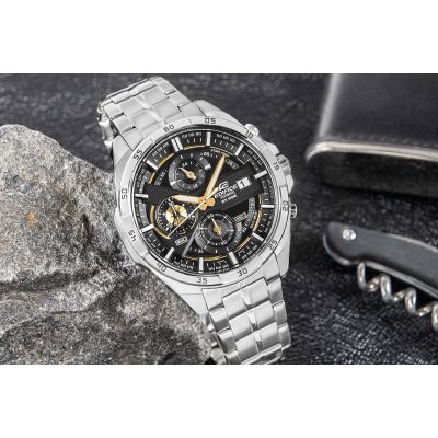 5. CASIO EDIFICE EFR-556D-1AVUEF 10 BAR Men's Watch