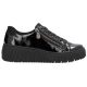 22. Rieker W N2501-00 black wedge shoes