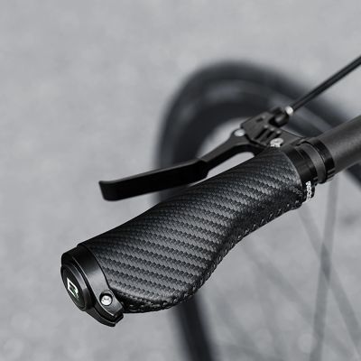 2. Rockbros Bike Grips Twisted Ergonomic Anti-Slip Grips - Black