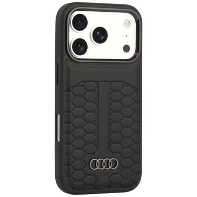 2. Audi Leather Case MagSafe for iPhone 18 Pro / 17 Pro - Black
